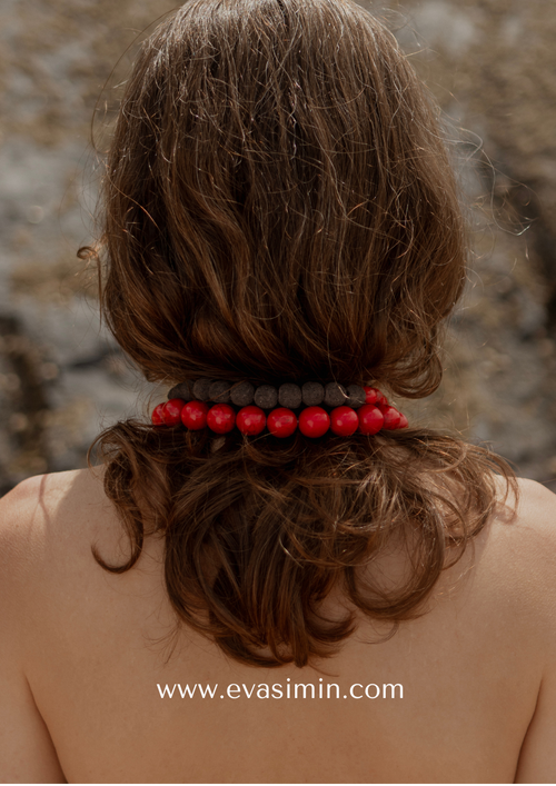 Lava Rouge Flow Halskette