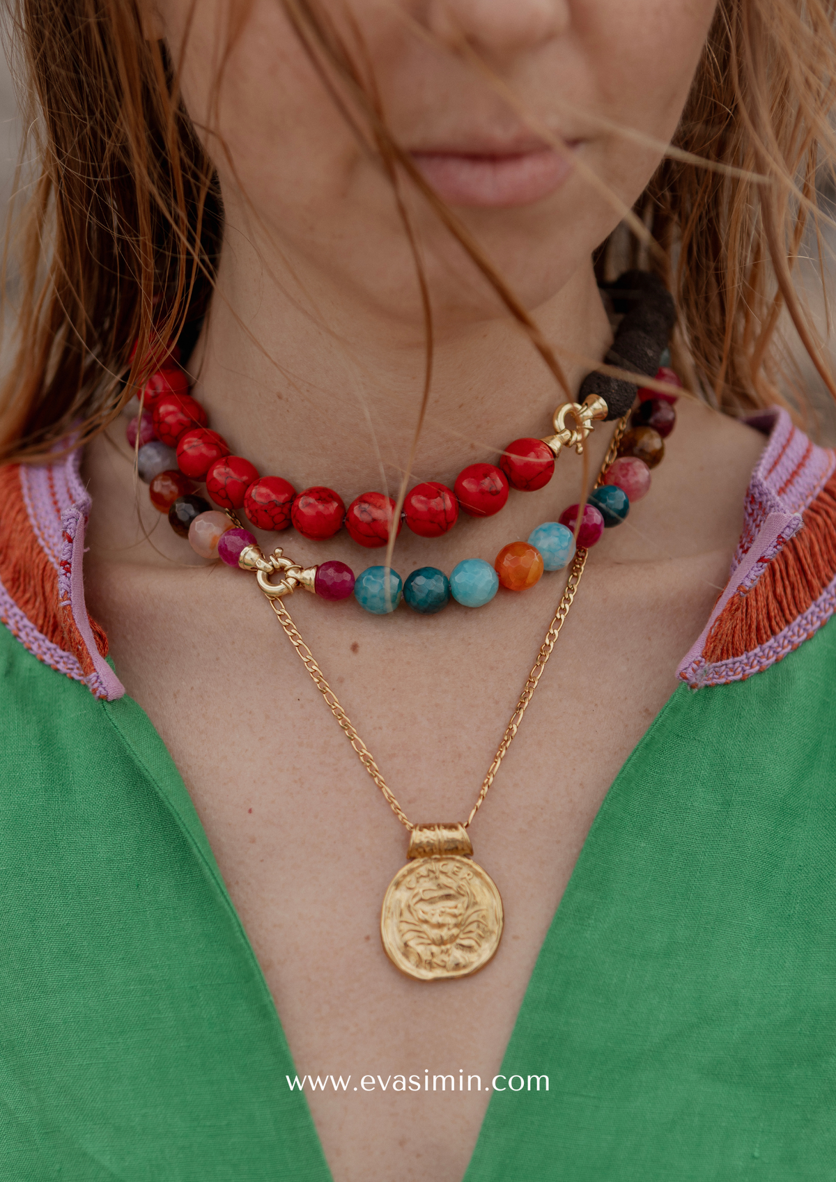 Lava Rouge Flow Necklace