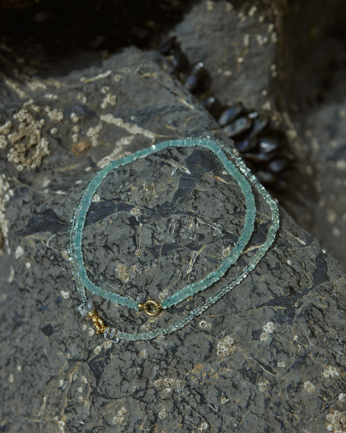 Day Diamond Necklace – Aquamarine