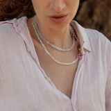 DAY DIAMOND NECKLACE — Translucid Aquamarine