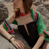 BLOOMING ROUGE – RED BAMBOO CORAL NECKLACE