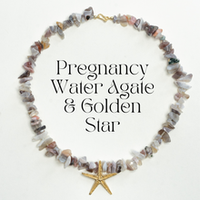 Load image into Gallery viewer, Pregnancy Necklace  + Golden Sea Star
