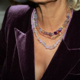 GOLDEN AMBER SHELL NECKLACE