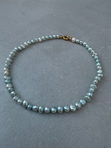 Blue Fresh Water Pearl Necklace