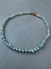 Load image into Gallery viewer, Blue Fresh Water Pearl Necklace
