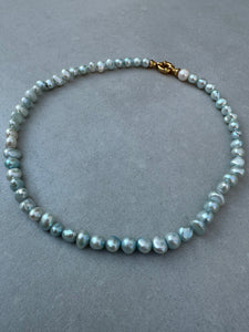 Blue Fresh Water Pearl Necklace