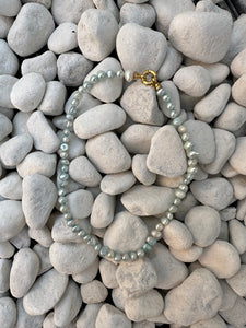 Blue Fresh Water Pearl Necklace