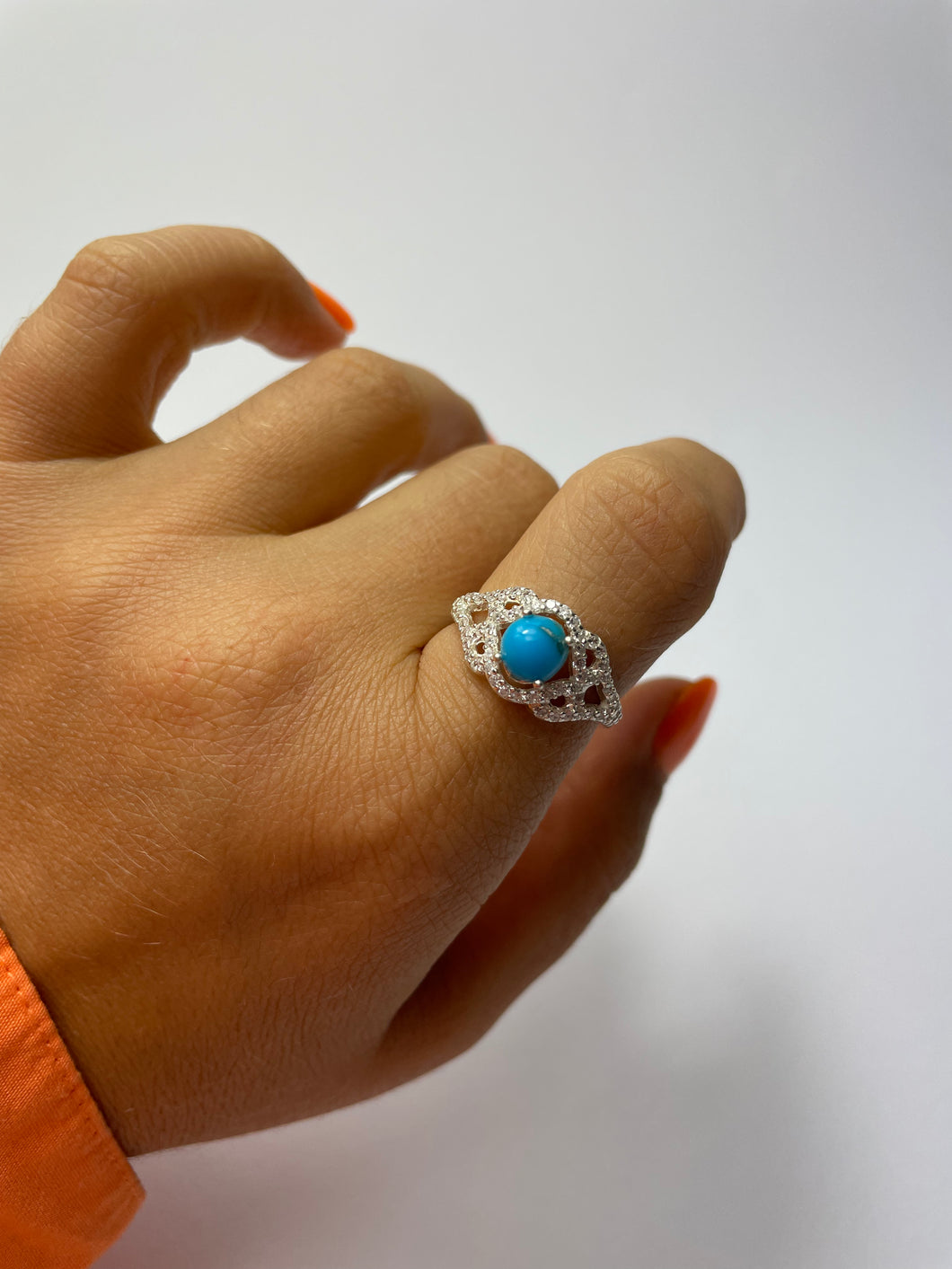Turquoise Princess Hani Ring