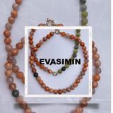 Balance Necklace - Orange Quartz