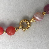 Red Jade & Pink Fire Agate Necklace – WILD WOMAN ENERGY