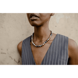 Purity Fresh water Pearls Necklace dark