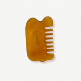 Resin Massage Comb (White Pink, Brown or Green)