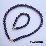 Strength Necklace - Violette Tigerstone -Smaller Stones Necklace