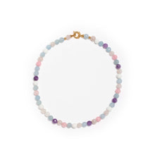 Load image into Gallery viewer, Pink Quartz, Clear Quartz, Blue Quartz, Lavender Quartz Necklace
