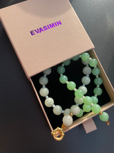 Load image into Gallery viewer, Turquoise Jade x Green Aventurine Necklace
