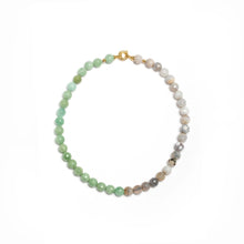 Load image into Gallery viewer, Green Jadeite x Water Agate Necklace By EVASIMIN

