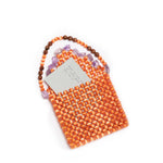 Orange Tiger Eye x Amethyst micro bag By EVASIMIN