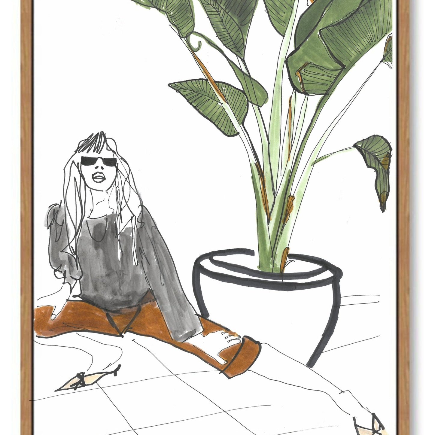 The balancing act of life - Illustration