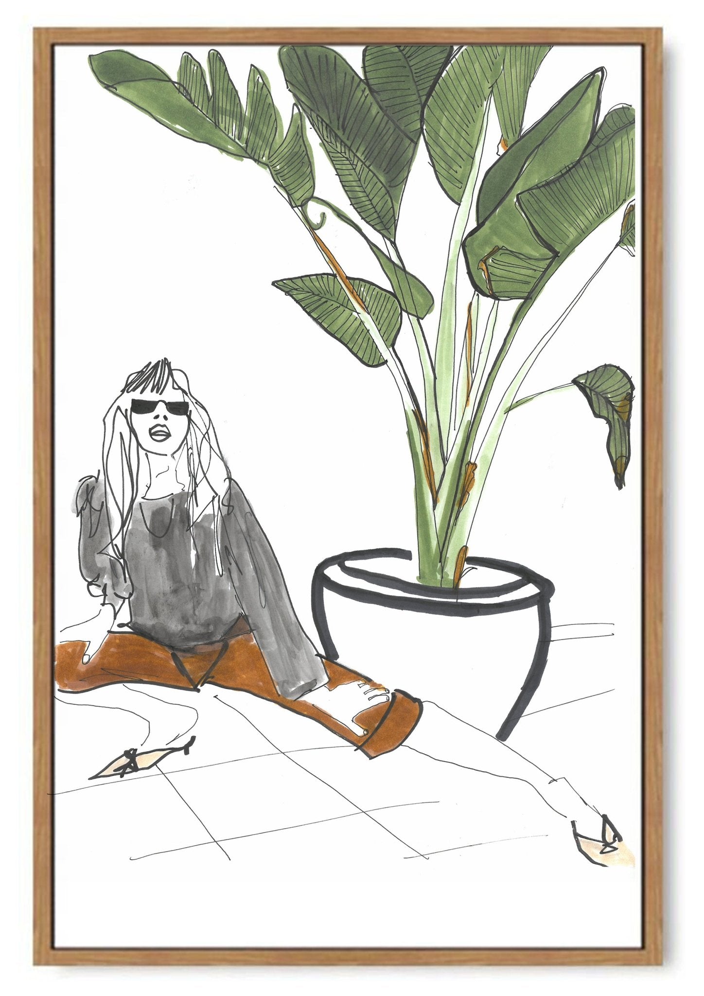 The balancing act of life - Illustration